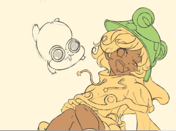 bunnithy's tweet photo. Frog one... or frog two... hm. #milio https://t.co/n6TFxoVsyG