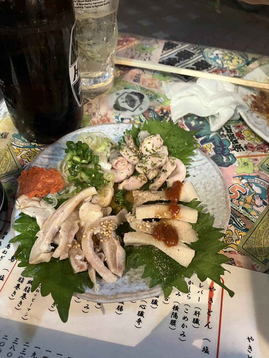 arai_tu's tweet photo. 蒲田・豚番長さん。モツ焼き・肉刺し最高過ぎました。 https://t.co/5Xz7cjCuXQ
