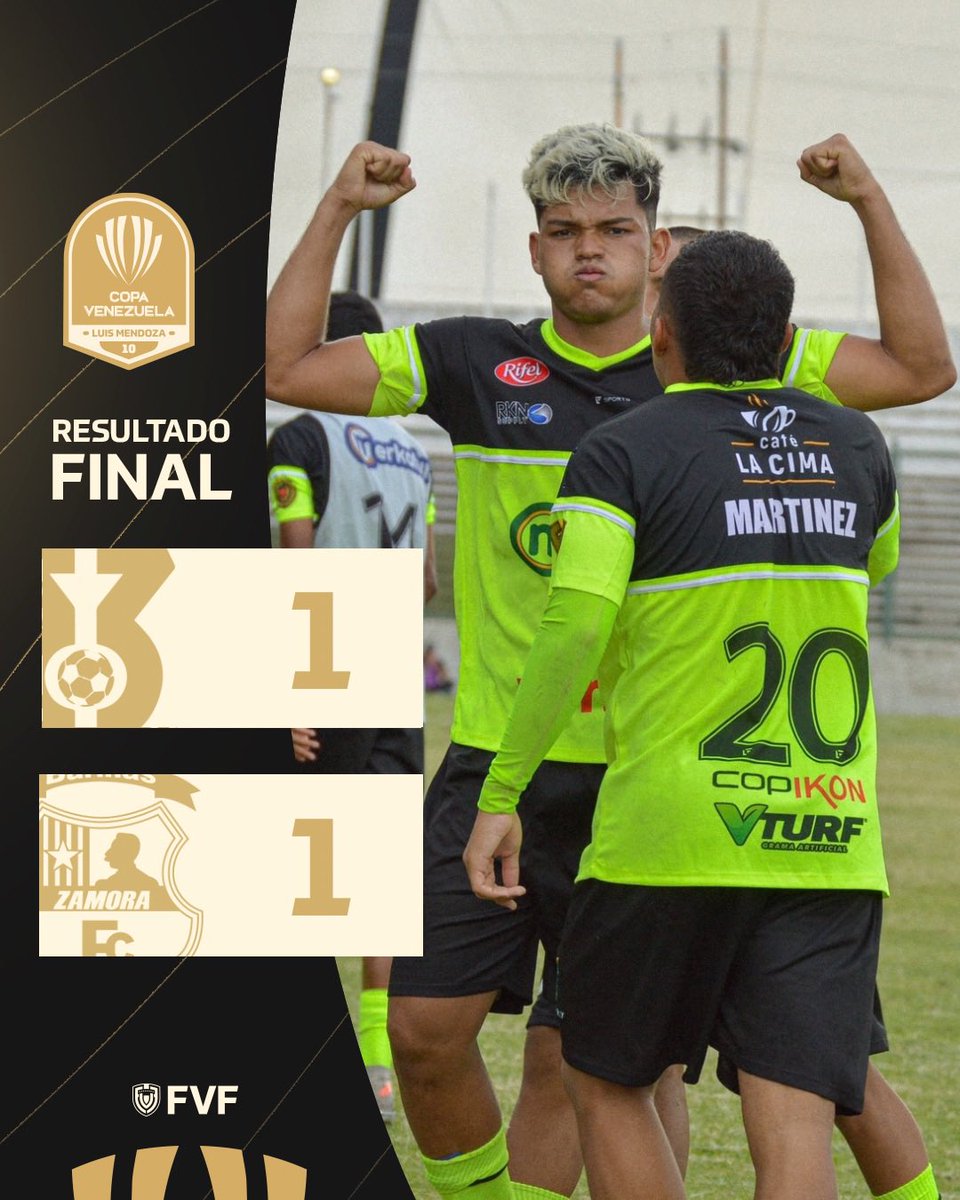 👀 • Academia Rey rescató un empate sobre la hora ante <a href="/ZamoraFutbolC/">Zamora Fútbol Club</a> por el Grupo H de la #CopaVenezuela 

⚽️ 38’ Aitor López (ZAM) 
⚽️ 90-2’ Kevin Sequera (REY) 

#VenezuelaEsFUTVE