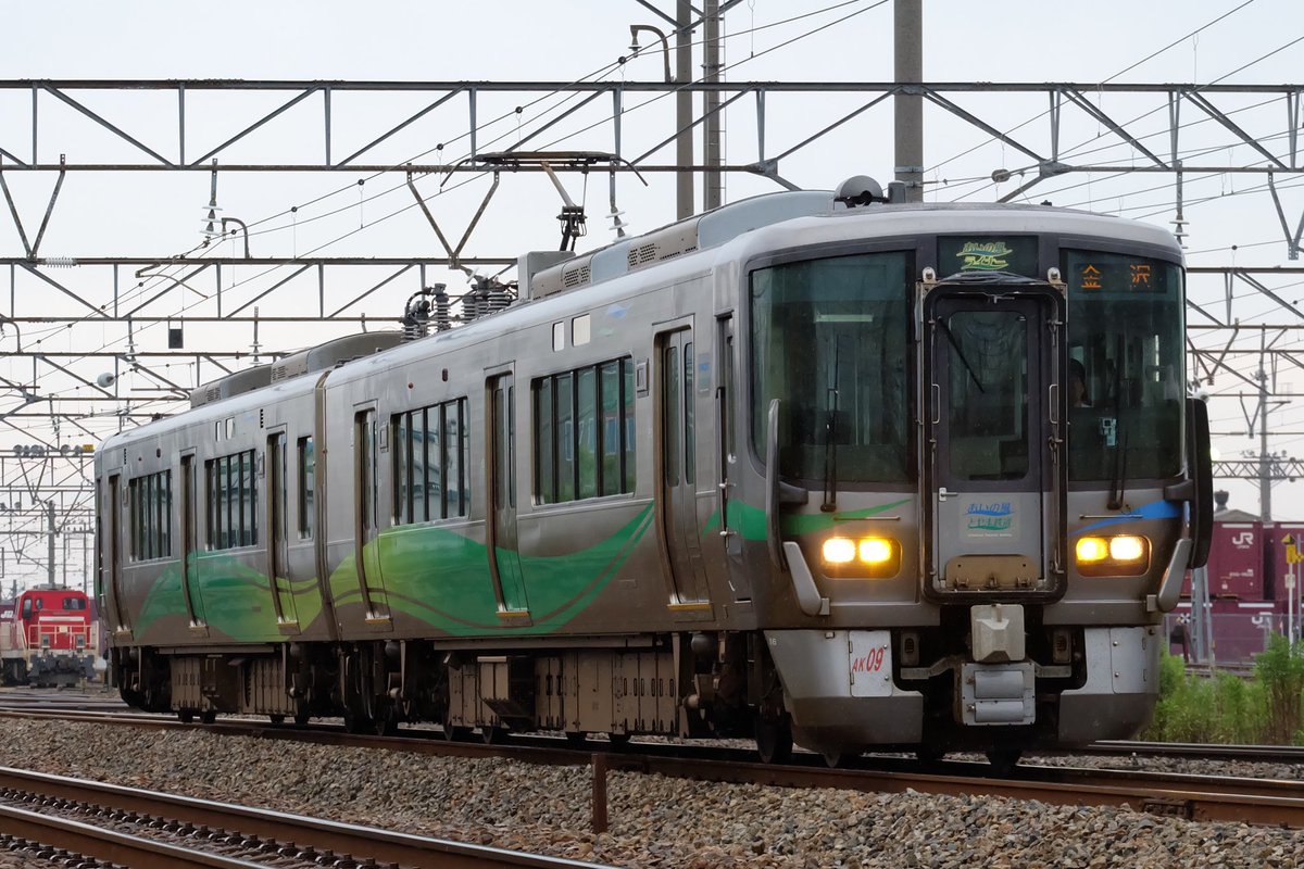 あいの風とやま鉄道 1524M あいの風ライナー2号 521系AK09 2024.6.28