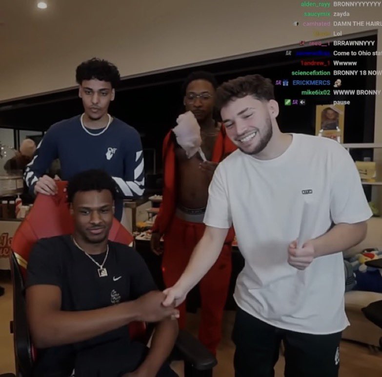 AdinReports's tweet photo. “I’m proud of my n*gga, he finally did it and he’s going to run this league”

Adin Ross reacts to bronny getting drafted by the Lakers. https://t.co/aNtilqFXdf