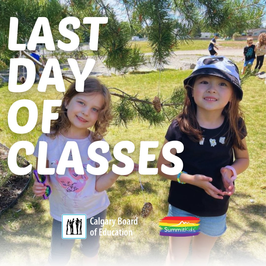 summit_kids's tweet image. 👉🏼 Hey @yycbedu families, last day of classes has come! Hope you had a great time! Let’s not forget summer is here, let’s enjoy it. Summit Summer is about to start!!☀️☀️

Enroll now while we still have spots!
summitkids.ca

#sumercamp #calgarylife #calgarymoms
