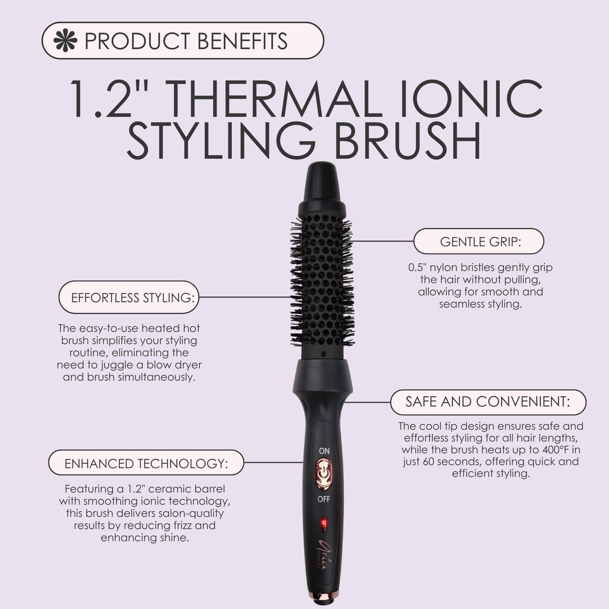 🔥 Hot Deal Alert! 🔥 
Our Thermal Ionic Styling Brush is now 29% OFF! ✨ 
Smooth, shine, and style effortlessly with this must-have tool. Don't miss out! 🏃‍♀️💨

Shop now: ariabeauty.com/products/therm… 

#AriaBeauty #HairCare #HotDeals #ShopNow