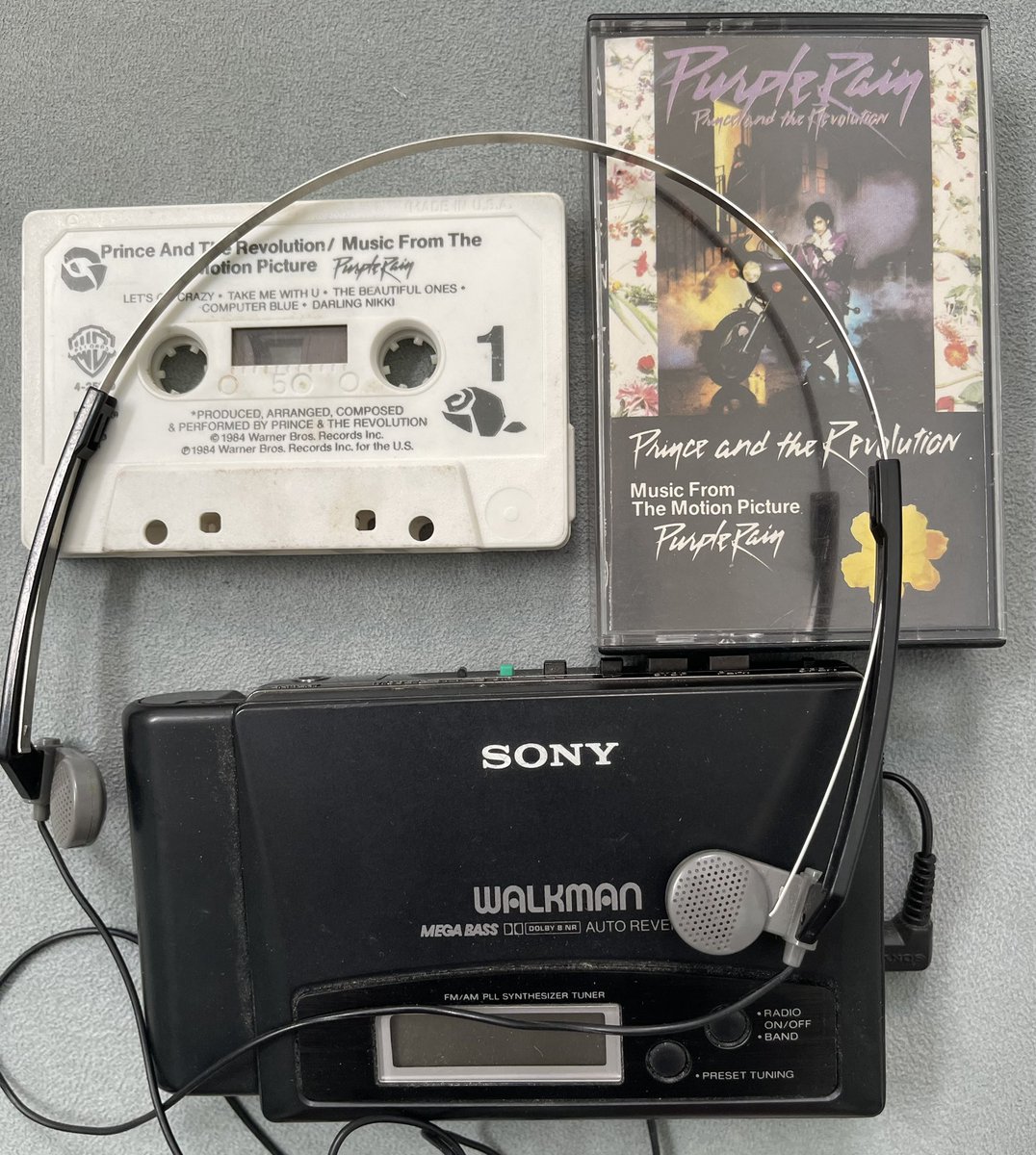 Johnd1210's tweet photo. Hereโs how โ๏ธPurple Rain was programmed in my brain. I listened to this cassette hundreds & hundreds of times before CDs, 4K, 8k, Remasters. This is how I most remember this record. #Prince #Prince4Ever #PrinceHoarder #Analog ๐ https://t.co/NNzxYEfj19