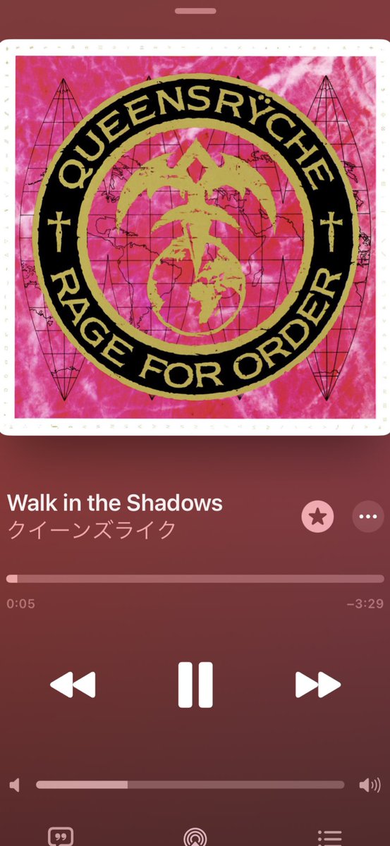 710Gozi's tweet photo. 今朝の一曲
#Queensrÿche
#WalkintheShadows
米国🇺🇸出身のロックバンド
1986年リリースの2ndアルバム
『Rage for Order 〜 炎の伝説』より https://t.co/e0NXApyJB4
