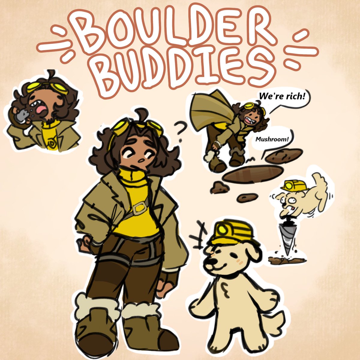 Smear_Gruff's tweet photo. Venture and jotchua the dynamic duo 
#Overwatch2Fanart #ventureoverwatch #jotchua #artist #venture https://t.co/WCF0ejaRTn
