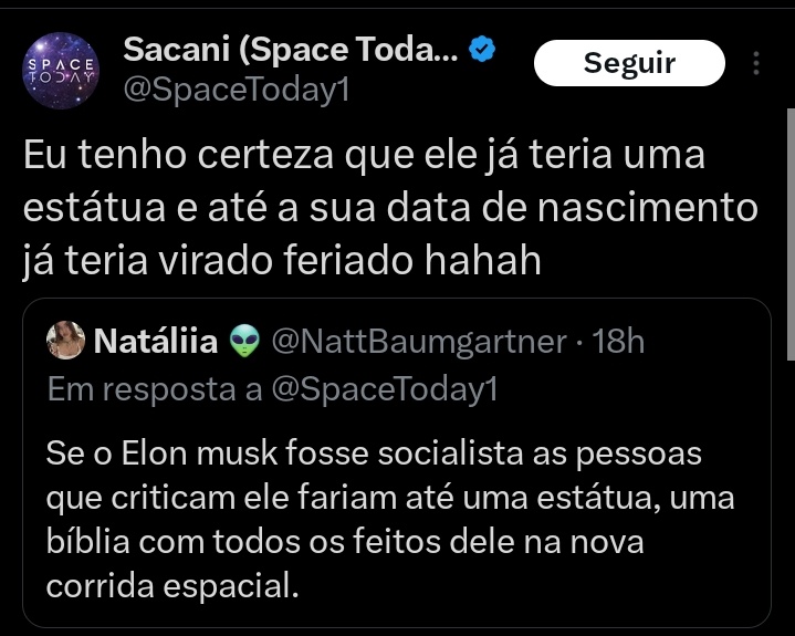 Se Elon Musk fosse socialista ele não seria o Elon Musk