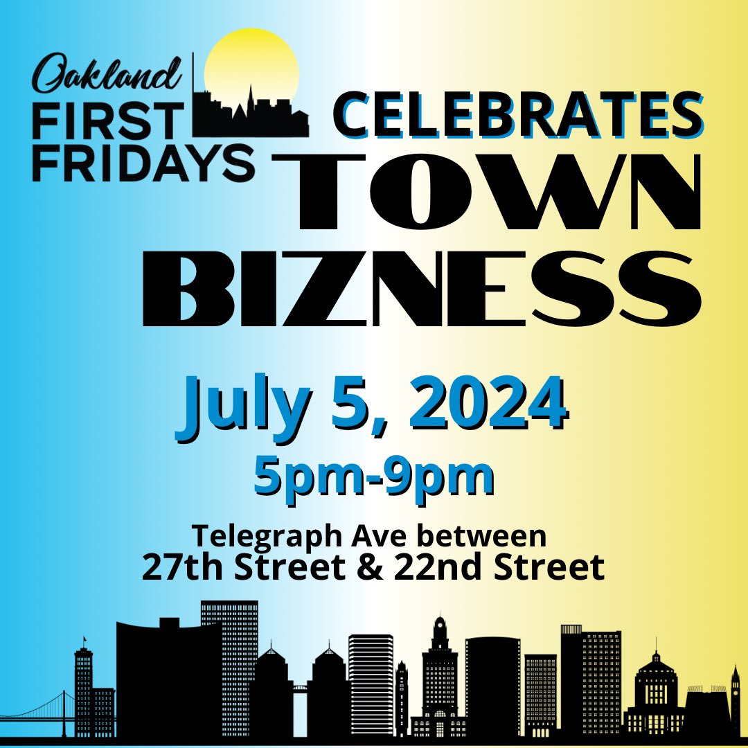 Oakland First Fridays tweet media