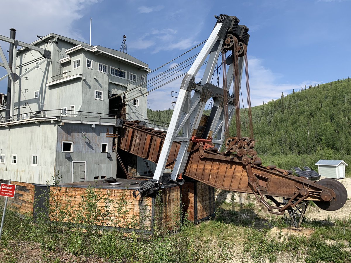 BlairMcBride's tweet photo. A slice of Yukon gold mining historyβ¦or a huge chunk, for that matter #dredge4 #placermining #klondike #gold https://t.co/c9kMAbBZ1I