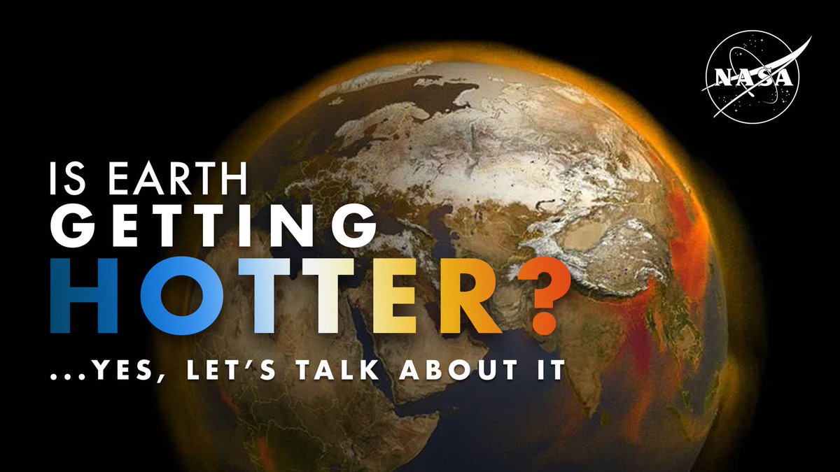 NASAEarth's tweet image. Rising temperatures have far-reaching impacts. 

Join #NASAScience Live on June 28 at 3 pm ET to hear NASA experts dive into the connection between Earth&apos;s climate system and people: go.nasa.gov/4cl1iOX 

✏️ Submit your questions using #AskNASA