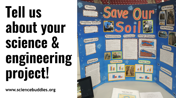 ScienceBuddies's tweet photo. Students! Did you do a #sciencefair project this year using Science Buddies? We are looking for student science and engineering project stories to spotlight.
Share your Science Buddies project with #sciencebuddiesproject - or DM us!
#scienceteacher #STEM #myscienceproject https://t.co/CweX3tuvaN
