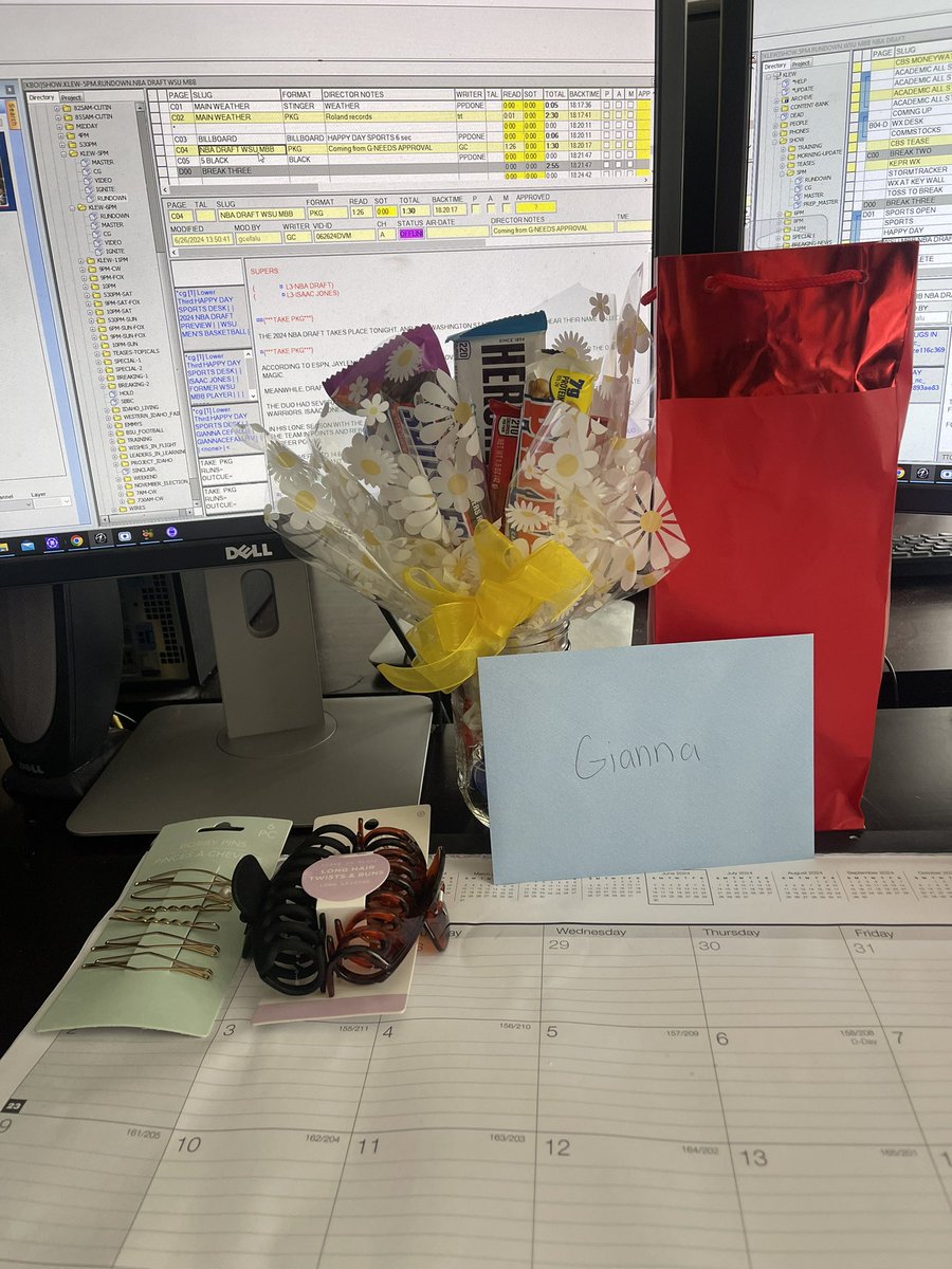 GiannaCefaluTV's tweet photo. A bittersweet goodbye yesterday at @KLEWNews! So grateful to have been apart of postseason football, two World Series, and March Madness. All the stories wouldn’t be possible without all the incredible student athletes and coaches I’ve met along the way. 🤍 https://t.co/JCwKidnuR2