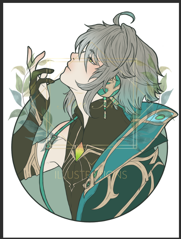 NKv1403_0602's tweet photo. Late night WIP for my #alhaitham artwork <3!

Now off to bed! https://t.co/8cQ6Df4bLK