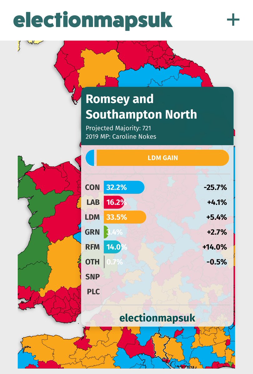 Geoff Cooper (@coopergeoff) on Twitter photo Polls keep coming and one thing unites them all… it’s going to be so close in Romsey & Southampton North! Every vote will count! electionmaps.uk/nowcast
Only a vote for the <a href="/LibDems/">Liberal Democrats</a> will stop another Tory MP being returned to Westminster.
Your vote, your voice, your choice! Polls keep coming and one thing unites them all… it’s going to be so close in Romsey & Southampton North! Every vote will count! electionmaps.uk/nowcast
Only a vote for the <a href="/LibDems/">Liberal Democrats</a> will stop another Tory MP being returned to Westminster.
Your vote, your voice, your choice!