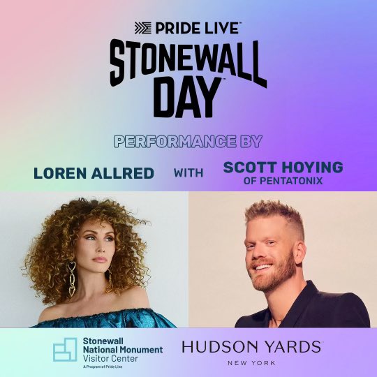 SURPRISE! My new version of “Come Alive” featuring <a href="/scotthoying/">Scott Hoying</a> COMES OUT AT MIDNIGHT TONIGHT! 🥳🎉 Catch us tomorrow performing it live @prideliveofficial at Hudson Yards NYC! Happy Pride! 🌈