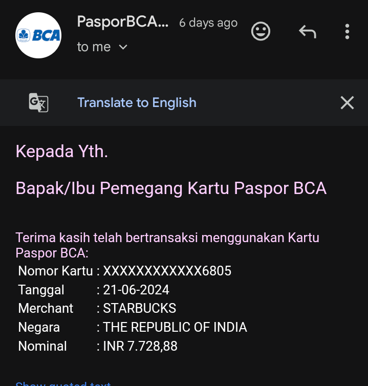 cvinod29's tweet photo. Proof of payment https://t.co/rtHtgfyud2
