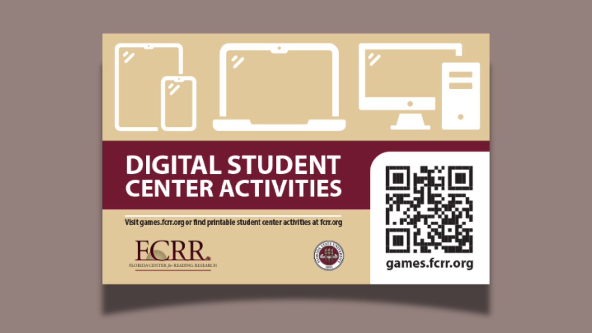 ICYMI: 👾 We've gamified some of the Student Center Activities! If you haven't already, take a look and share your thoughts with us. games.fcrr.org