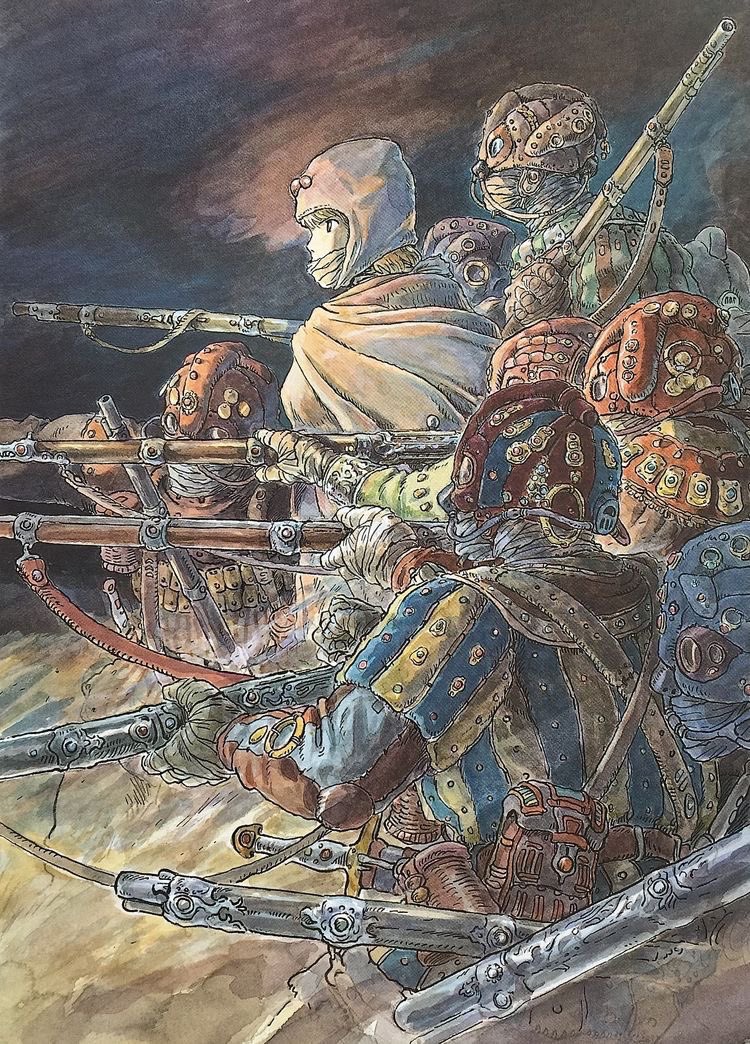 TheOtaking's tweet image. Nausicaä of the Valley of the Wind - Hayao Miyazaki - 1982/1994