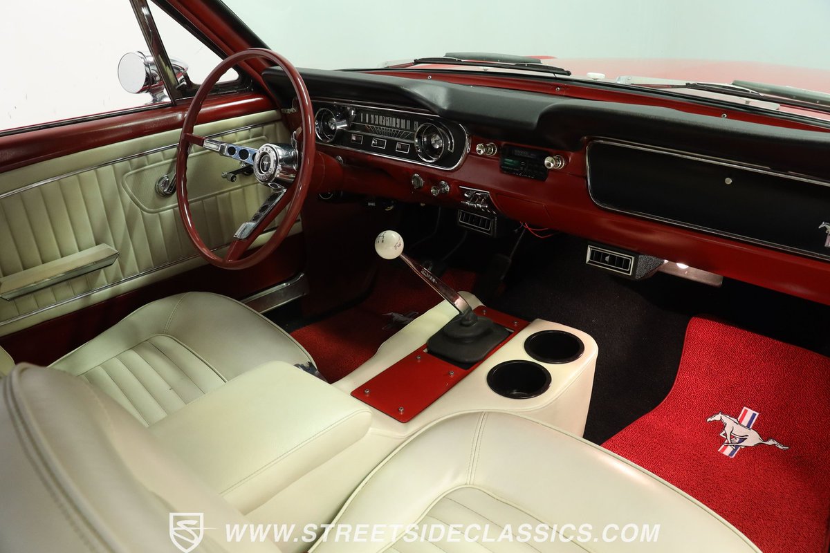 This 1965 #Ford #Mustang #Fastback GT #Tribute features a 289 #V8 paired with a 5-speed manual transmission. See more of this car here: streetsideclassics.com/vehicles/4681-…