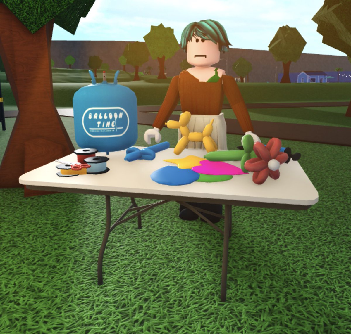 There Is Now A Ballon Stand!