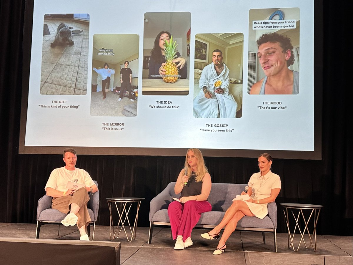 DigitalLA's tweet photo. Optimizing Instagram for Shareable Content:

- Content should trigger emotional response: humor, nostalgia, empathy, relatable

- If people DM share story/reel to a friend, IG algorithm favors it

- 5 types: Gift, Mirror, Idea (to do something), Gossip, Mood

@VidCon #VidConAN24 https://t.co/PgsJlwKKdj