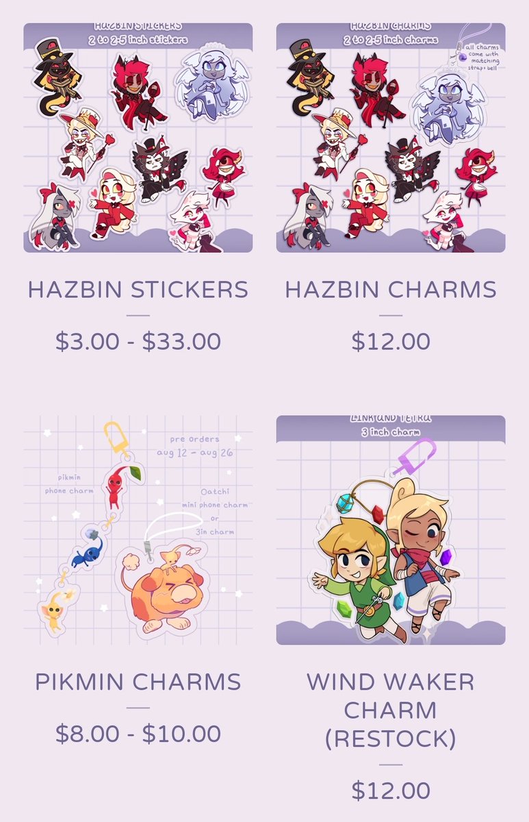 raspbi's tweet photo. Gentle reminder my st0re is open! I have bunches of stuff from lots of fandoms!!
Rts would be appreciated!! having a rough time making ends meet this month:') 
🔗 below
#theowlhouse #lumity #pokemon #hazbinhotel #anipoke #trolls #zelda #LegendOfZelda https://t.co/Xj5XGL04A4