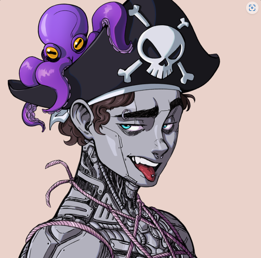guaximonstro's tweet photo. @cryptodramz @Omen4Omen Pirate, for sure! ☠️ https://t.co/EhwUDcfYZC