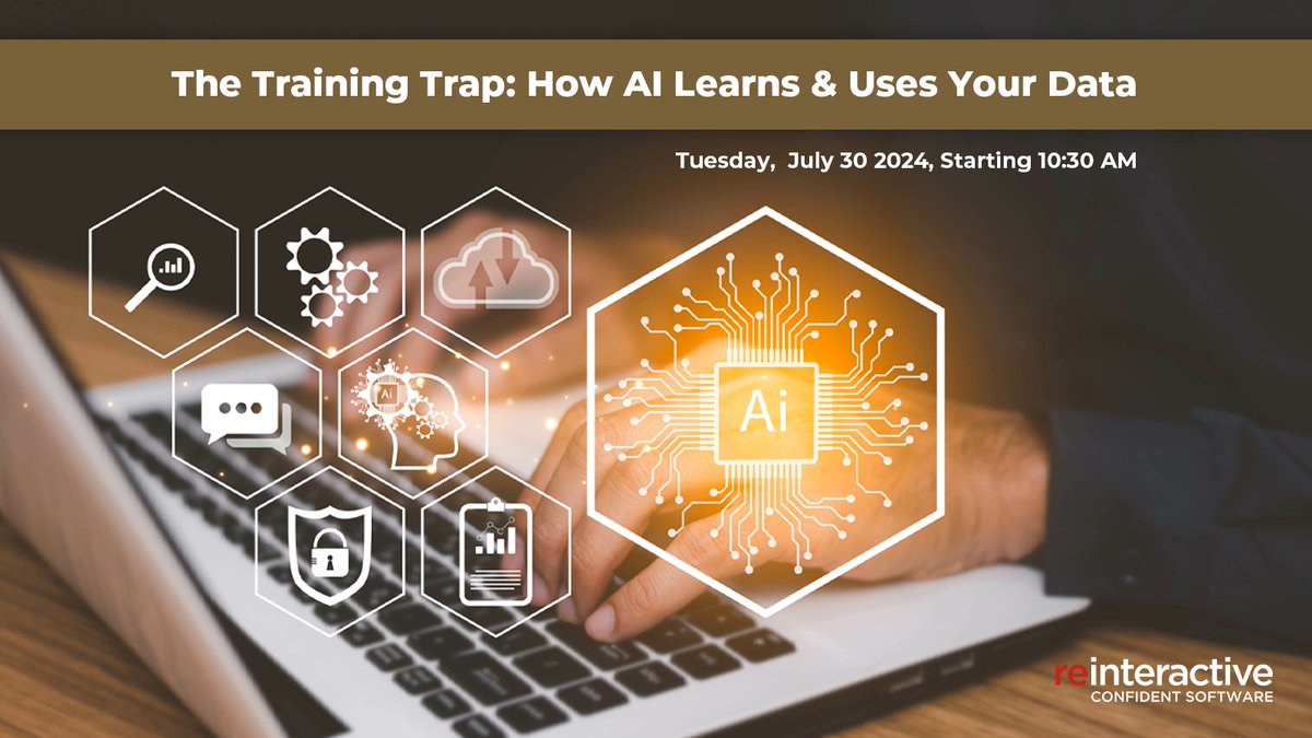 reinteractive's tweet photo. AI is everywhere, but where's your data? How is AI using it? Join our upcoming webinar &amp; discover the risks &amp; how to protect yourself! 

https://t.co/gYCMrwnfj3 

#AI #Privacy #DataSecurity https://t.co/MqFVtCOnQu