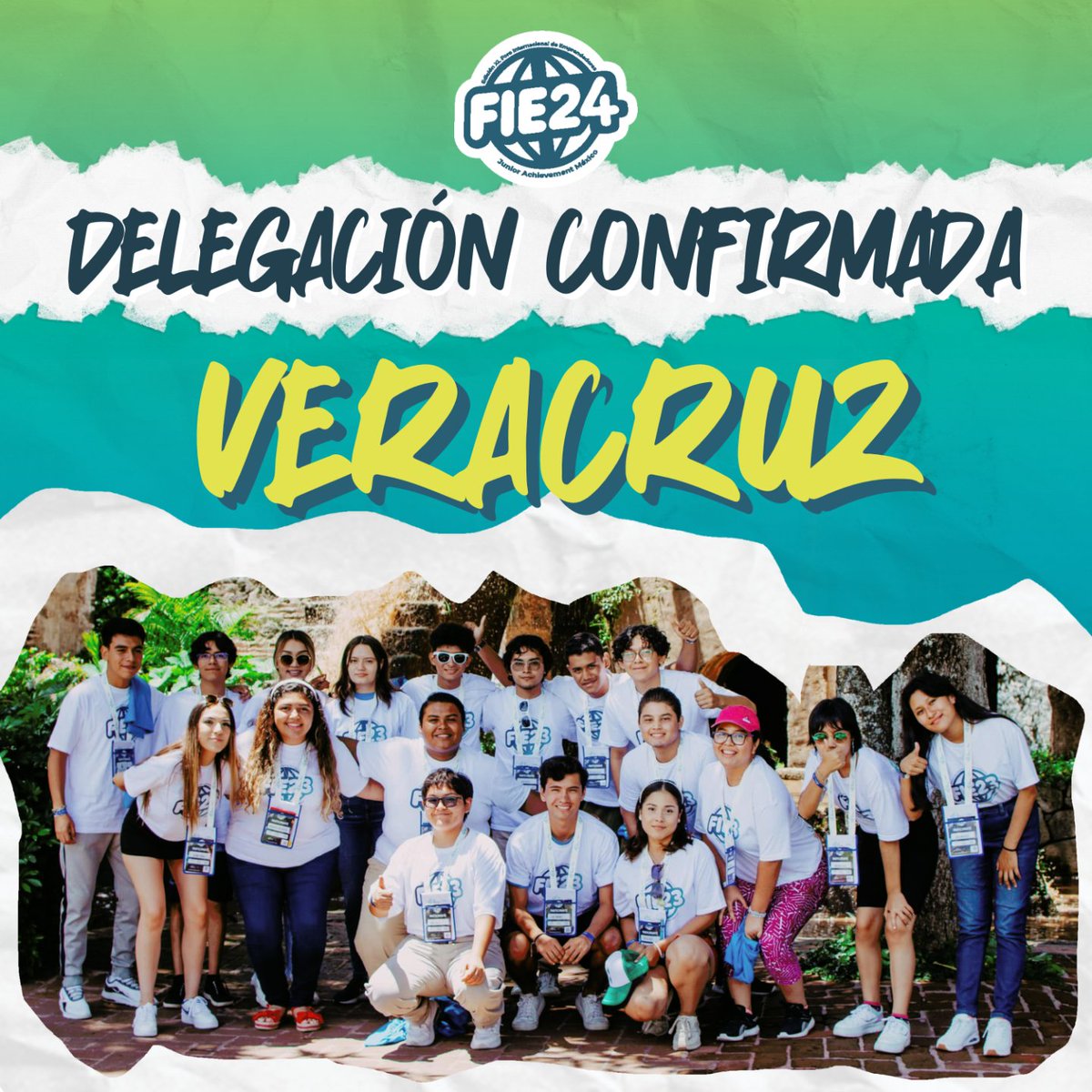¡Confirmada la delegación de Veracruz! 

Más que listos y contentos para vernos en el Foro Internacional de Emprendedores 2024 🌏🤩🏆#FIEMX