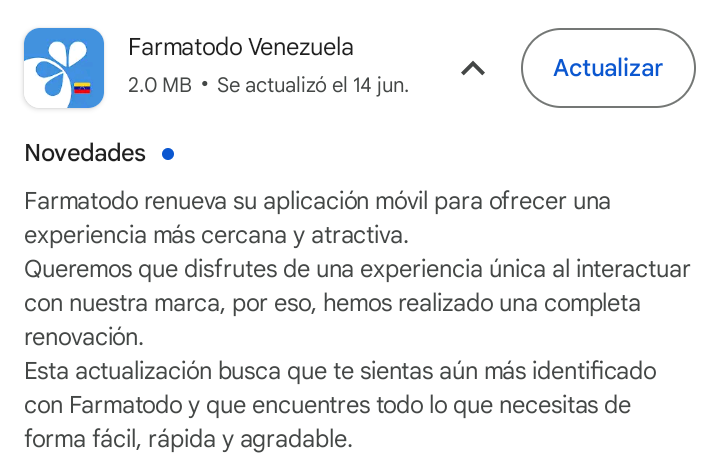 BreakBancario's tweet photo. En medio del hackeo a #AutoPago 🖱️y Página web, además de la App de Farmatodo Venezuela. Llega una actualización en la aplicación (disponible en Sistemas Operativos Android) https://t.co/bfuJhUZMP7