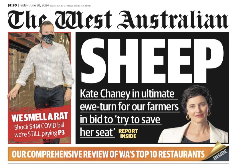 LyndaFrench19's tweet photo. #AusMediaFail
This what happens when #Independents 
Flip Flop on #LiveExport - they lose Credibility #KateChaney and #StokesMedia goes on the attack https://t.co/QQ8lWGjCso