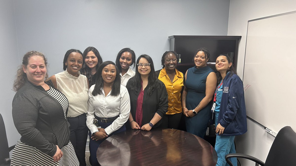 What a welcome surprise to meet our new <a href="/HowardUGenSurg/">HU Department of Surgery</a> incoming interns. 

Get your surgery booties on ladies and let’s get started! <a href="/HowardU/">Howard University</a> <a href="/hucm_aws/">HUCM Association of Women Surgeons</a>  

Put your sunglasses on because #thefutureisBright
