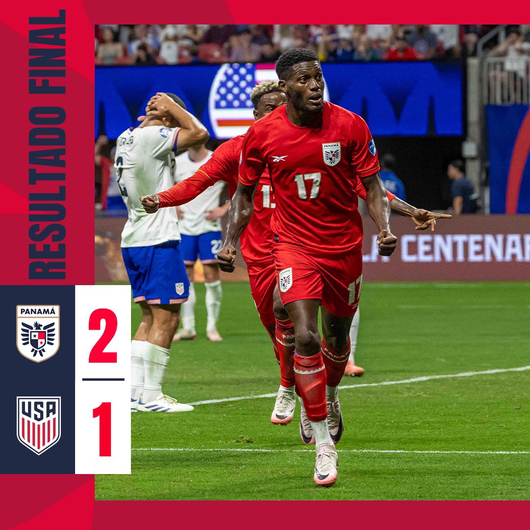 FEPAFUT (@fepafut) on Twitter photo ¡¡GANAMOOOS 🇵🇦🇵🇦🇵🇦📣!!
Con goles de Blackman y Fajardo le dimos vuelta al partido y nos llevamos los 3️⃣ puntos de Atlanta ante USA 🇺🇸, en la <a href="/CopaAmerica/">CONMEBOL Copa América™️</a>
🇵🇦 2-1 🇺🇸
⚽️ Blackman
⚽️ Fajardo
🏟️ Mercedes Benz Stadium
#TodosSomosPanamá🙌🏻 ¡¡GANAMOOOS 🇵🇦🇵🇦🇵🇦📣!!
Con goles de Blackman y Fajardo le dimos vuelta al partido y nos llevamos los 3️⃣ puntos de Atlanta ante USA 🇺🇸, en la <a href="/CopaAmerica/">CONMEBOL Copa América™️</a>
🇵🇦 2-1 🇺🇸
⚽️ Blackman
⚽️ Fajardo
🏟️ Mercedes Benz Stadium
#TodosSomosPanamá🙌🏻