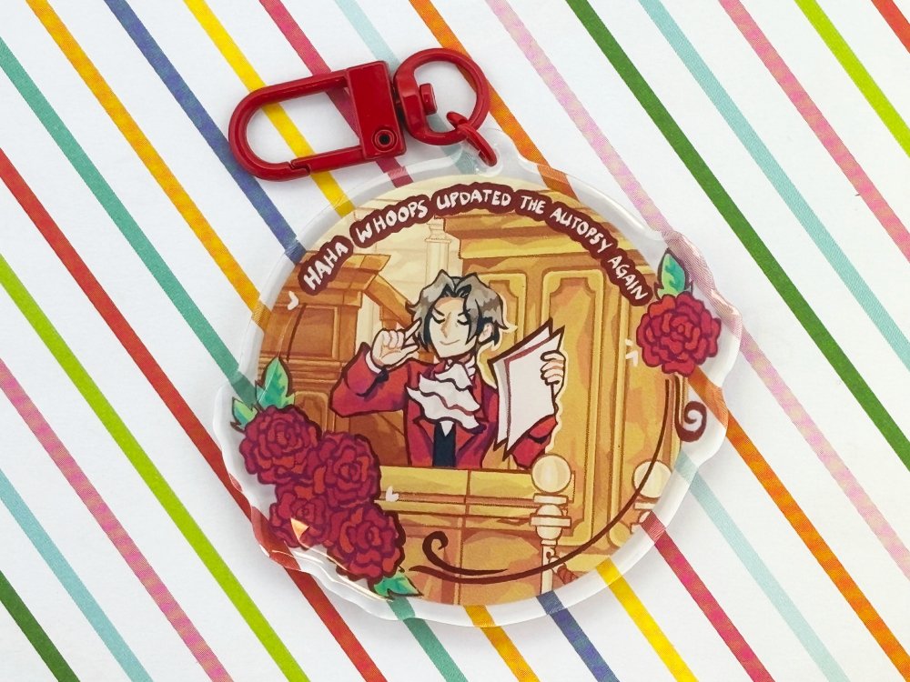 illumerie's tweet image. prosecutors 😁 #aceattorney #milesedgeworth