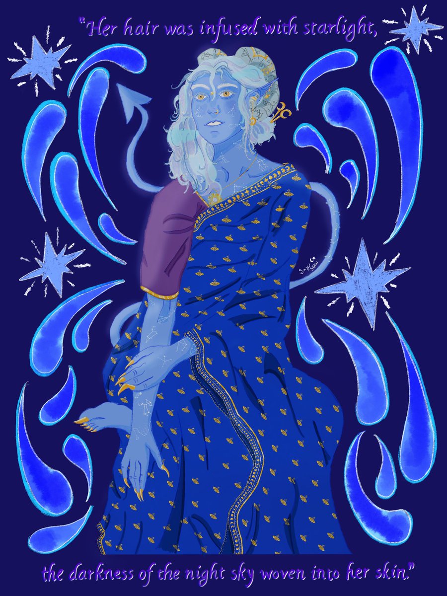 Wither_thyme's tweet photo. Cyril the Moongazer

#procreate #learntodraw #queerart #fantasyart #tieflingart #characterart #learnprocreate #thelunarheir https://t.co/r408jiRULd