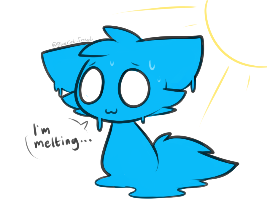 BlueCat_Friend's tweet photo. can't find the right temperature https://t.co/kWeQcDnQn0
