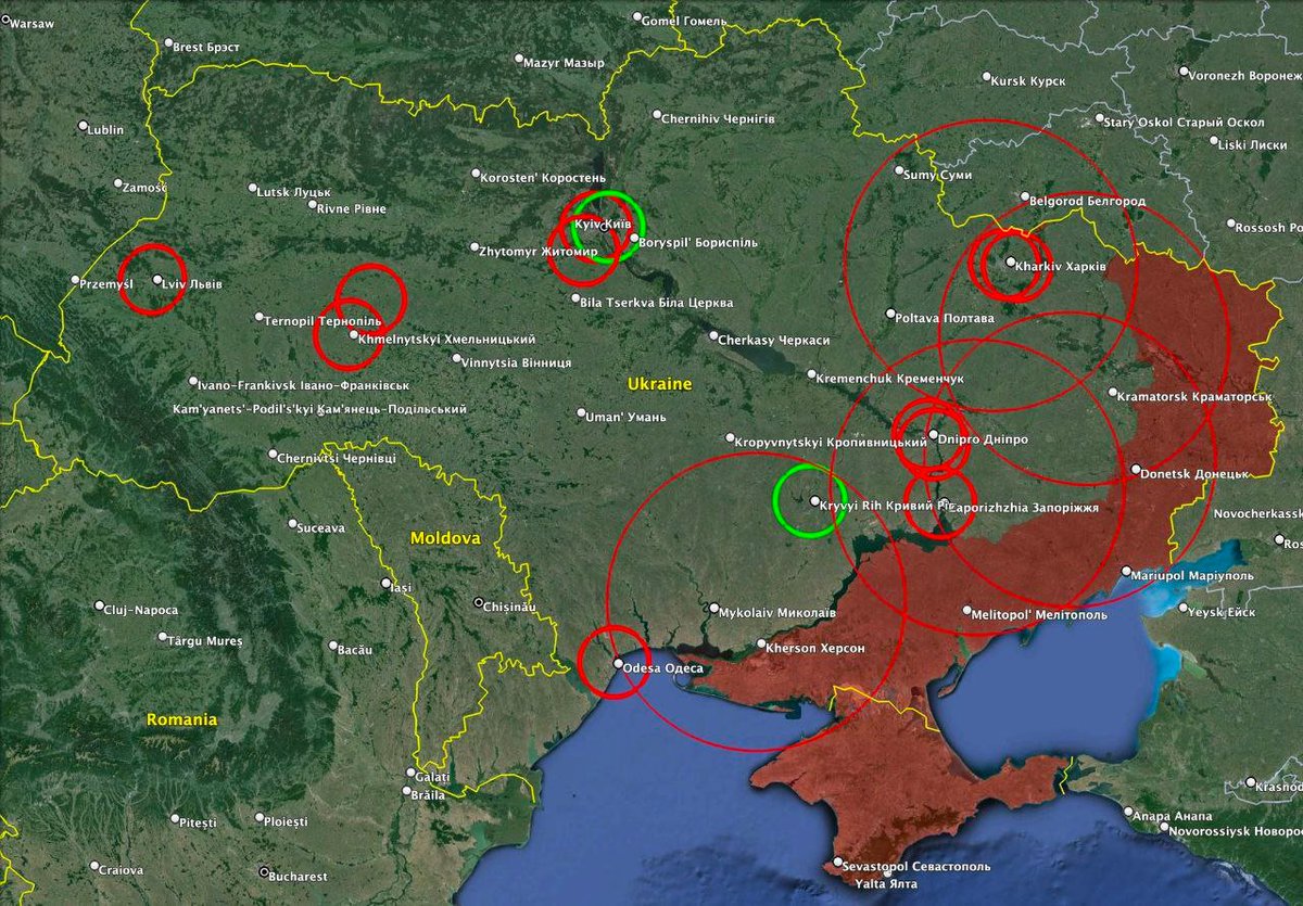StepanGronk's tweet photo. If #Ukraine gets 8 Patriot Systems from Israel then it would be enough for Ukraine to defend almost every single major city, several F-16 air bases, a number of critical infrastructure sites &amp; have 4 Patriots closing nearly half of the air space to Russian jets on the front. https://t.co/LyzWyc6D21