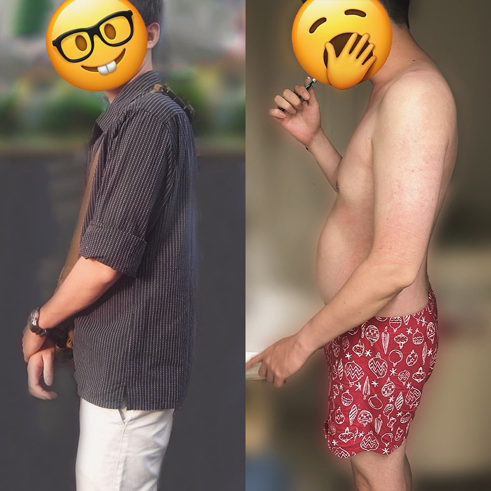 toddisaglutton's tweet photo. Allegedly, what had happened between 3 years: he went through a relationship wg, then a breakup weight loss, and now another relationship wg (source: his sister)

I better do something fast to make sure the weight stays for good this time, before he dumps this new girl 💨 https://t.co/NjjWAHOJiJ