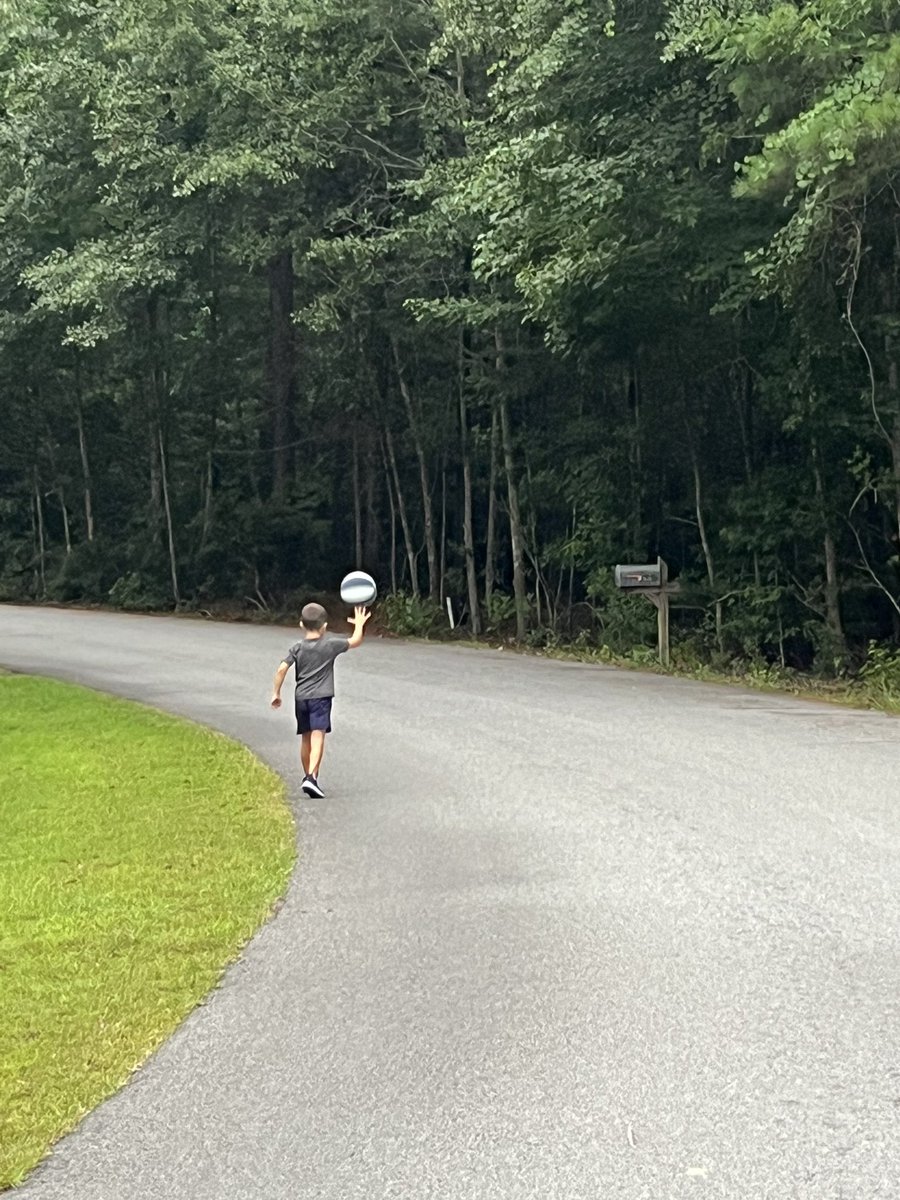 gdelforn's tweet photo. Thanks @GSAthletics_MBB for a great camp this week. Our little guy hasn’t put his ball down since it ended at 2! @del_farm https://t.co/Pd5SUTd7jY