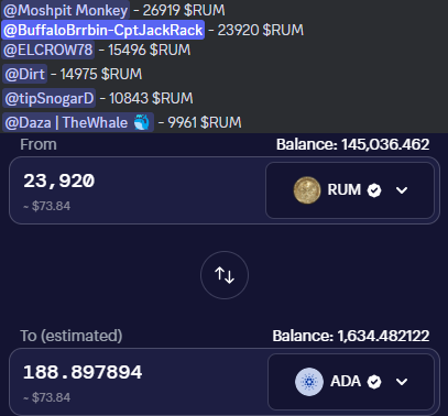 IDK why the #CNFT  community is still sleeping on <a href="/OTKraken/">OrderoftheKraken</a>

OTK been constantly showing their talents:
Art, puzzles, business struct., Rum barrel, cross chain partnership, discord battler N so much more coming

First weekish of battles I earned 188A, cant wait for wager battles