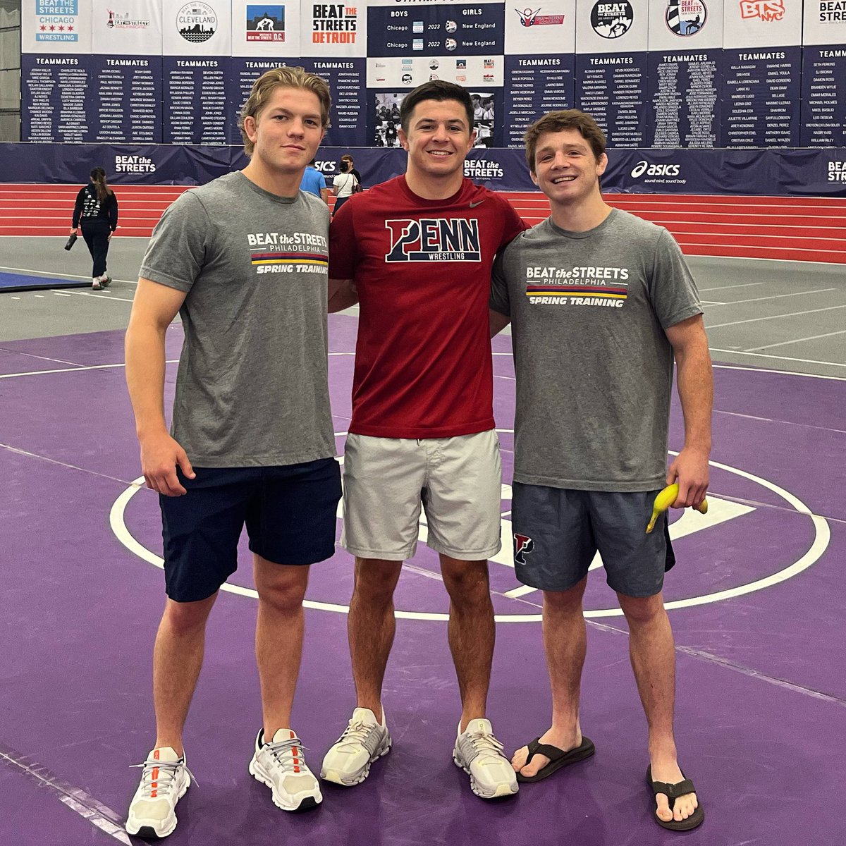 Coach Zapf traveled to Boston this week to join freshman Reed Fullmer and junior CJ Composto at the Beat The Streets National Camp and Duals event.

Reed is a lead mentor for Beat The Streets Philly and CJ is a volunteer coach. Coach Zapf is a BTSN ambassador.

#CommunityMatters