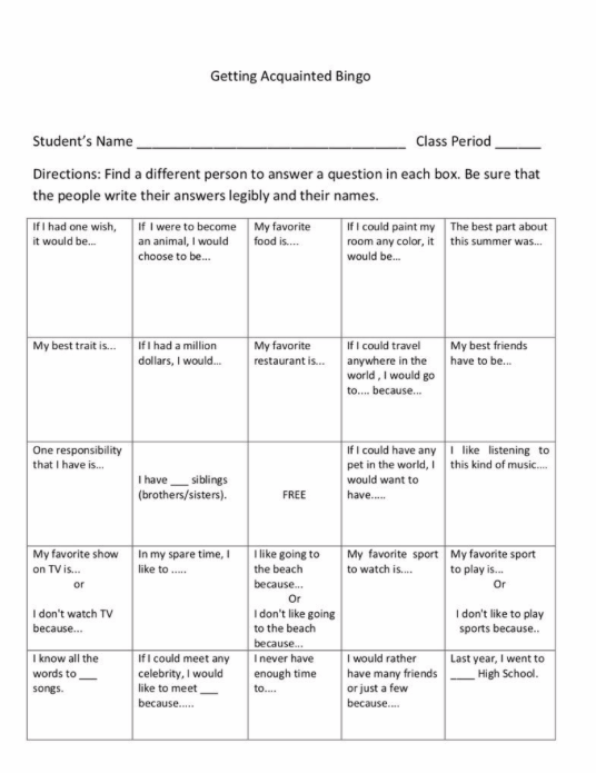 teacher2teacher's tweet photo. This bingo card, from T @4everLearnerEdu, encourages Ss to ask each other deep questions from day 1.

#StudentVoice https://t.co/OL146gnwKD