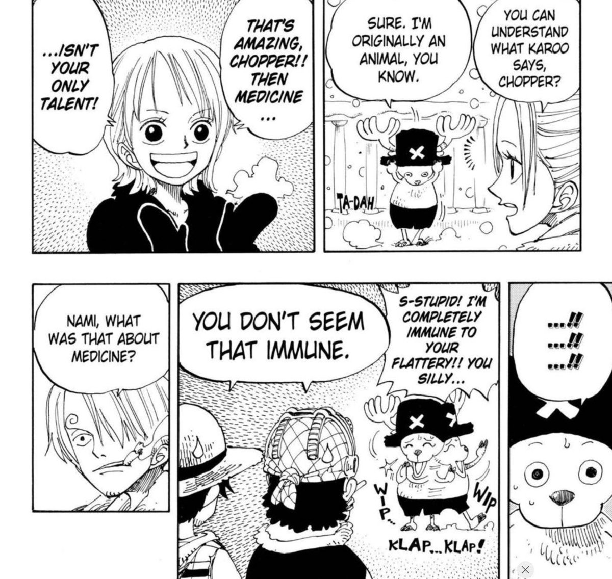 mintypsii's tweet photo. whenever i see someone make the argument that "____ character doesn't deserve to be a strawhat" or "_____ is useless to luffy" i always think back to when they accepted chopper into their crew without even knowing that he was a doctor, just this silly lil guy they befriended https://t.co/KPbOsHdxnb