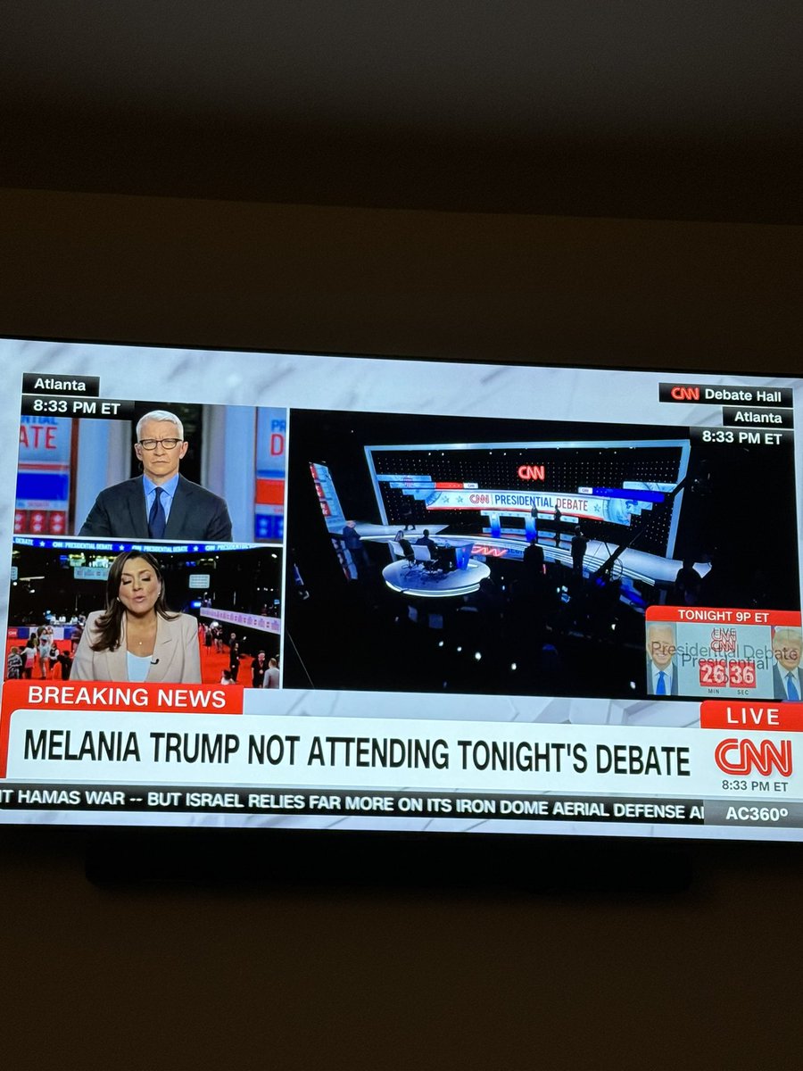 Watching the build up to #PresidentialDebate on <a href="/CNN/">CNN</a> and loving every minute. Great pundits and enjoying geeking out on all the politics! #PresidentialDebate2024