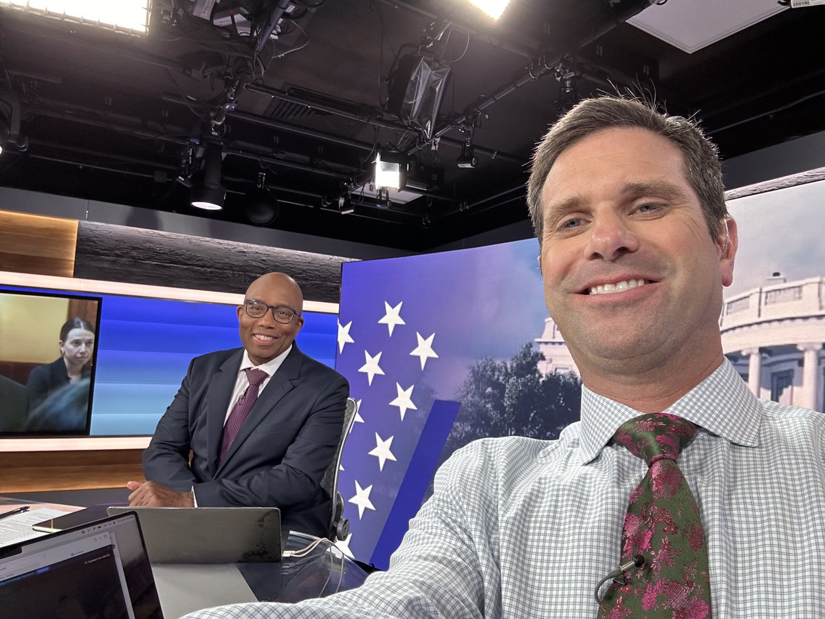 Josh Robin (@joshrobin) on Twitter photo Showtime about to start with the great <a href="/errollouis/">Errol Louis (@errollouis.bsky.social)</a>
Below me are two large cans of seltzer for the night. Showtime about to start with the great <a href="/errollouis/">Errol Louis (@errollouis.bsky.social)</a>
Below me are two large cans of seltzer for the night.