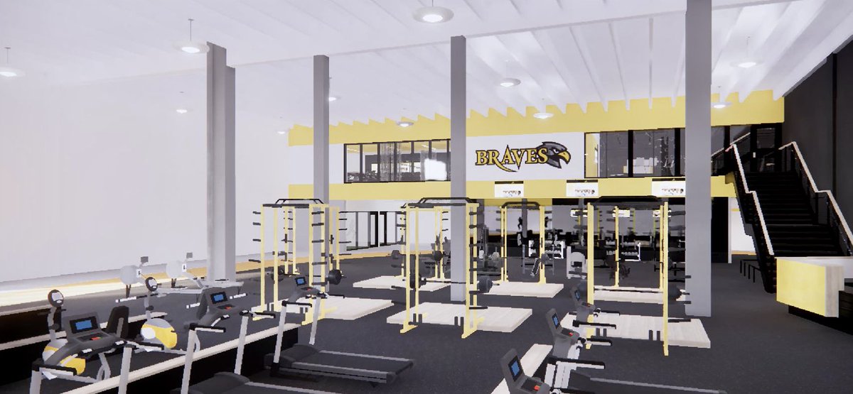 BlackHawkCollAD's tweet image. Some of the best facilities in the @NJCAA. 
Indoor facilities will be complete mid-August! Here Come The Braves! 
@SkippersDugout