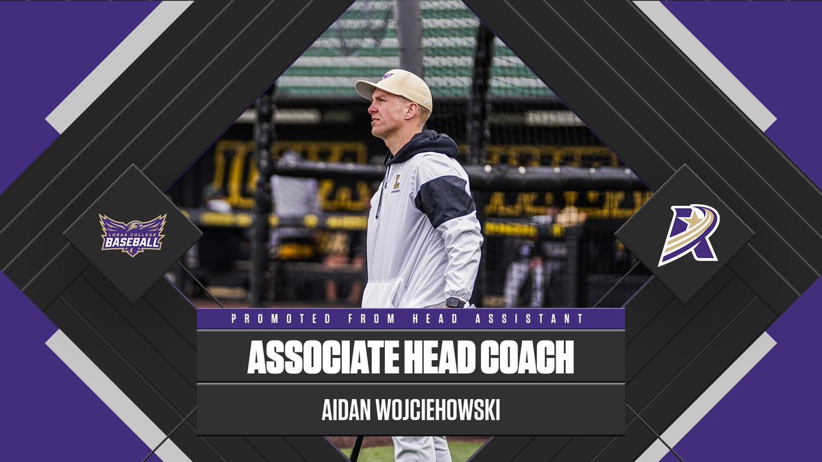 📈 trending up! Coach Woj has been promoted to Associate Head Coach! 

👏🏼 👏🏼 @AidanWojo 114-71 (.616) as the Loras full-time assistant 

🖥️: duhawks.com/sports/basebal…