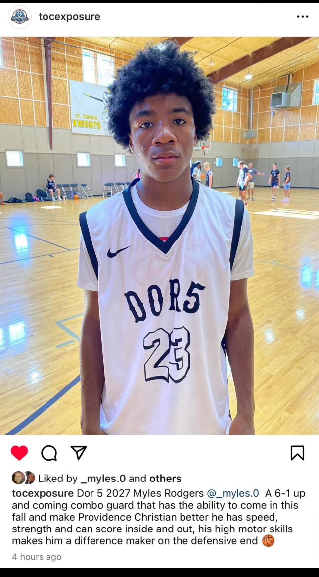 Myles Rodgers (@showtime_myless) on Twitter photo Had fun last weekend but fell short in the championship. Played hard and it didn’t go unnoticed!!! <a href="/Prov_Hoops/">Providence Christian Storm Basketball</a> <a href="/tocexposure/">Tournaments Of Champions</a> <a href="/RecruitGeorgia/">Recruit Georgia</a> <a href="/Dor5B/">Dor5 elite Basketball</a> Had fun last weekend but fell short in the championship. Played hard and it didn’t go unnoticed!!! <a href="/Prov_Hoops/">Providence Christian Storm Basketball</a> <a href="/tocexposure/">Tournaments Of Champions</a> <a href="/RecruitGeorgia/">Recruit Georgia</a> <a href="/Dor5B/">Dor5 elite Basketball</a>