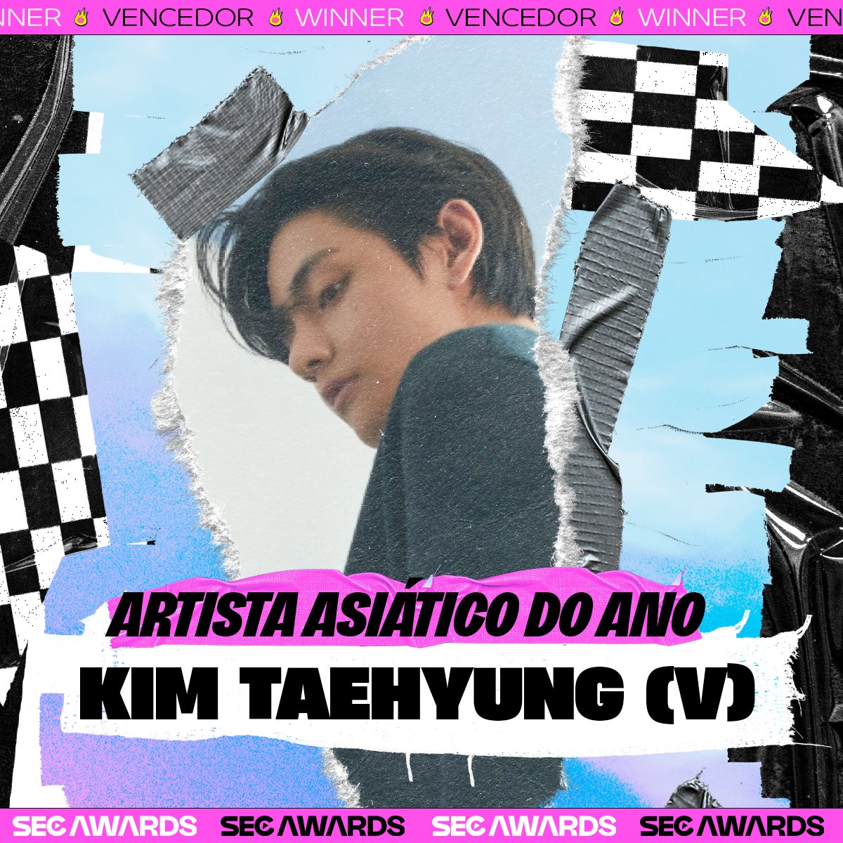vote4kths's tweet photo. What a double celebration 🎉🫶 

CONGRATULATIONS TAEHYUNG!!!
LAYOVER ALBUM OF THE YEAR
V ARTIST OF THE YEAR 
#V_Win_SecAwardsAsianArtistOfTheYear 
#SECAwardsDay https://t.co/ao0DXqUNCQ