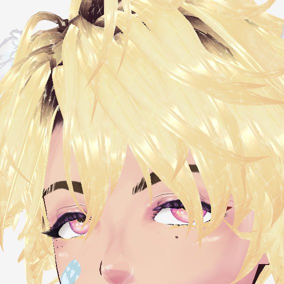 CaelusStar's tweet photo. Little face details haha #vtuber https://t.co/285cK0PmES